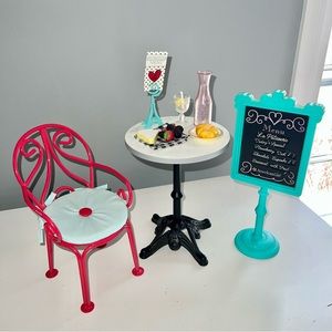 American Girl Grace Thomas French Bistro Set